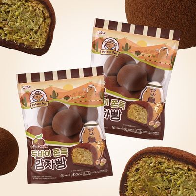 감자밭 두바이쫀득감자빵 50g 5개입 2팩