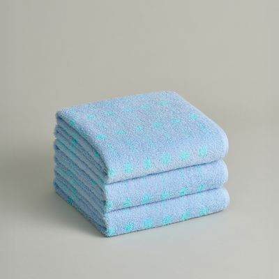 더 그란 페이스 타월 3P - 듀이 블루