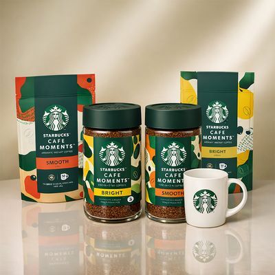 스타벅스 카페모먼트 Jar 65g+파우치 100g 패키지