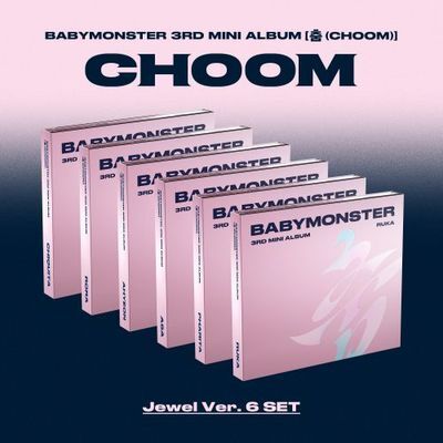 BABYMONSTER 3rd MINI ALBUM [CHOOM] Jewel Ver. 6-Piece Set