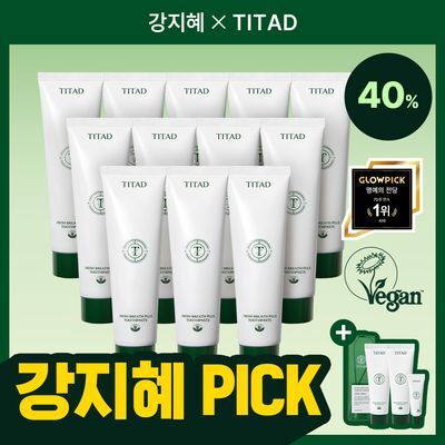 지혜PICK l 티타드 치약 180g 12개 (+100g*2+20g+혀클리너 증정)
