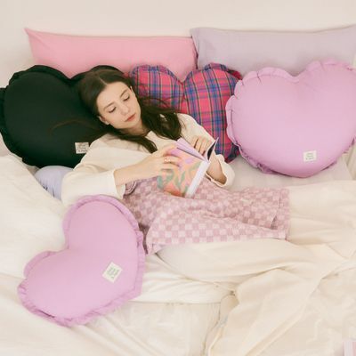 쉐누아파리 시그니처 빅 하트 쿠션 커버(리뉴얼ver.) (3colors)