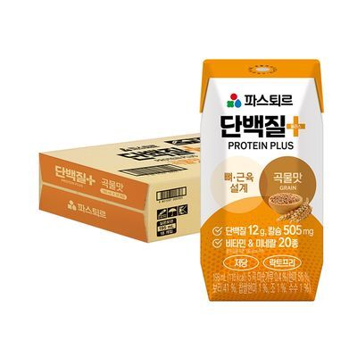 파스퇴르 단백질 곡물맛 드링크195ml X36개입