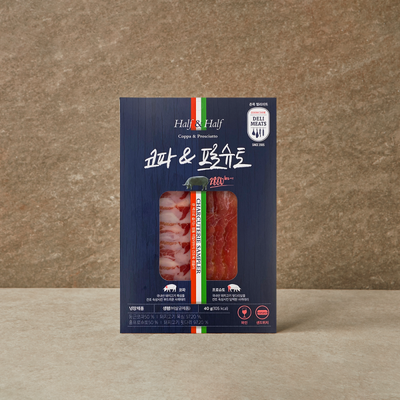 존쿡델리미트 샤퀴테리 샘플러 코파&프로슈토 40g