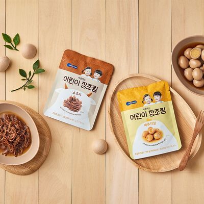 베베쿡 처음먹는 어린이 장조림 6봉(100g x 6봉) 2종 택1