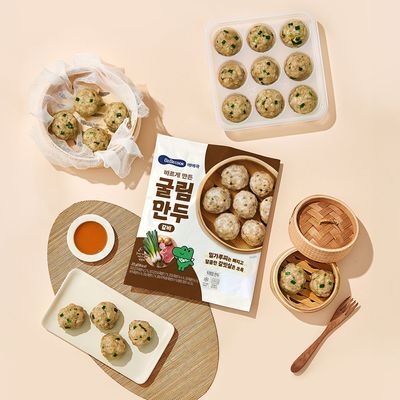 베베쿡 바르게 만든 굴림만두 갈비 4개 (225g x 4개)