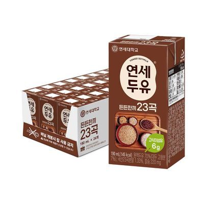 연세두유 든든한끼 23곡 190mL 24입 (1박스) 