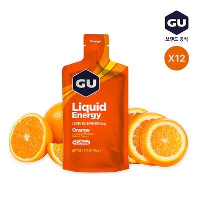 GU에너지 리퀴드 에너지 오렌지 51ml 12개입