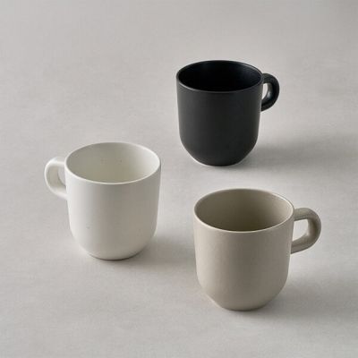 데켓 머그 360ml 2P 세트 (화이트/어스/블랙) (LDK107)