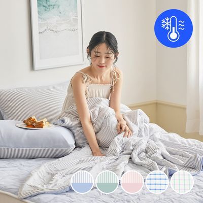 모던하우스 ON 3도씨 쿨나잇 냉감 얇은 솜이불 2size 5color