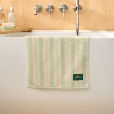 [모던하우스] STF 더블 스트라이프 세면타월 MELON 40X80cm 190g