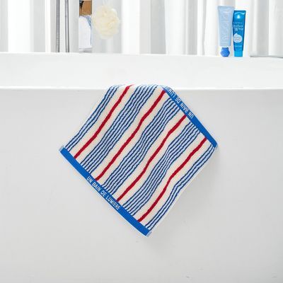 [모던하우스] 마린 더블스트라이프 코마사 핸드타월 BLUE 34X34cm 65g