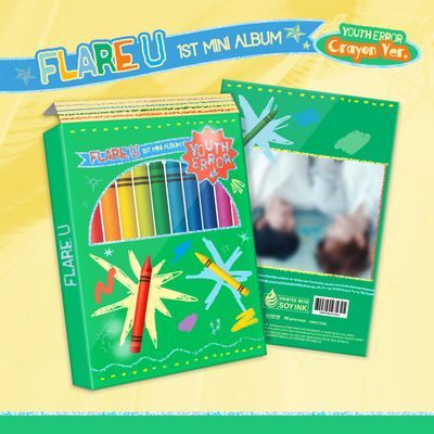 FLARE U 1st Mini Album [YOUTH ERROR] (Crayon Ver.)