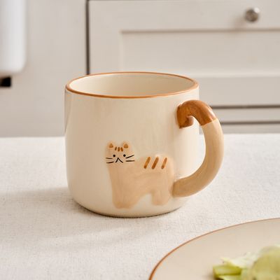 [모던하우스] L 우리집뚱냥이 입체머그 치즈냥 280ml