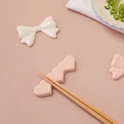 [모던하우스] 러브소르베 트리플하트 수저받침 핑크