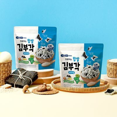 베베쿡 처음먹는 찹쌀 김부각 오리지널 1개 (20g)