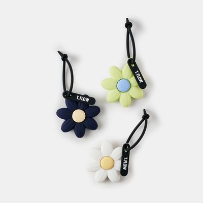 택플로우 실리콘 키링 데이지 (3colors)