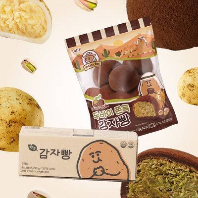감자밭 오리지널 감자빵+두쫀감 혼합 세트