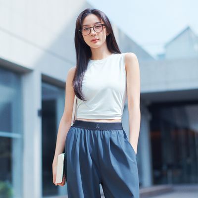 [이청아 착용] 프론투라인 티나 에어리브 메쉬플로우 롱 슬리브리스 커버업