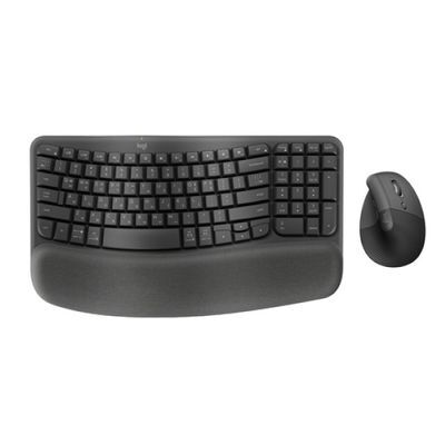 로지텍 인체공학 콤보 Wave Keys Combo wireless (Wave Keys + LIFT VERTICAL)