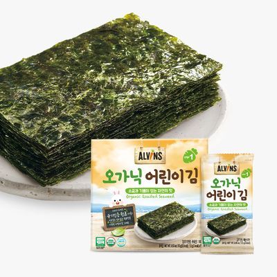 엘빈즈 오가닉 어린이 김 1박스(10개입) 2종 택1