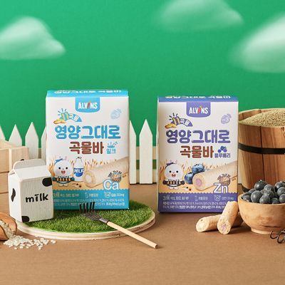 엘빈즈 11곡물 영양그대로 곡물바 골고루 6개 (40g x 6개)