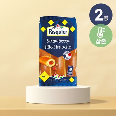  파스키에 딸기필링브리오쉬 225g(6입)x2봉