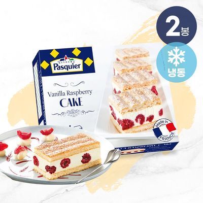 파스키에 바닐라 라즈베리 케이크 290g(4입)*2팩