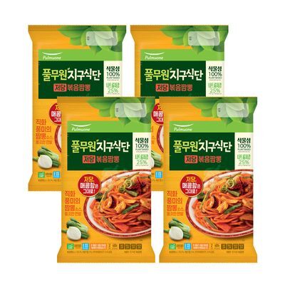 풀무원식품 지구식단 저당 볶음짬뽕 400g 4개