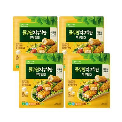 풀무원식품 식물성지구식단 두부텐더 4개