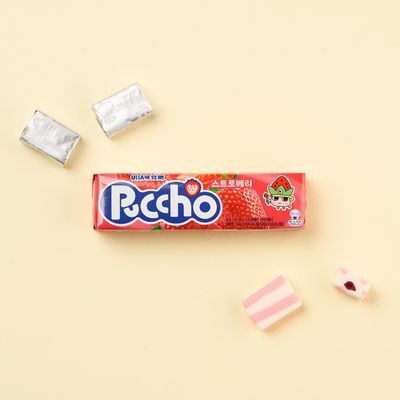 미카쿠토 푸쵸 스틱 캔디 딸기 50g