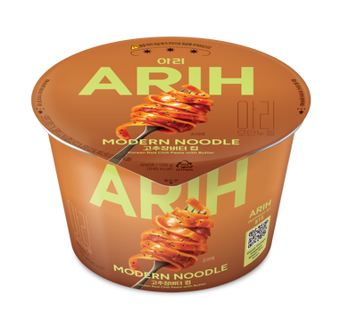 팔도 아리 모던누들 고추장버터 컵 125g