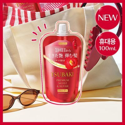[NEW/여행용] 츠바키 프리미엄 모이스트 & 리페어 샴푸 100ml