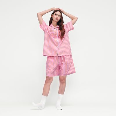 나른 브레즘 코튼 숏파자마 세트