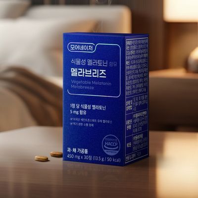 모어네이처 식물성 멜라토닌 5mg 멜라브리즈 30정 (1개월분)