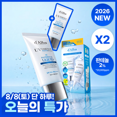 [8월특가/2개입] 달바 판테놀 리퀴드 선세럼 듀오 기획 (50ml+50ml)