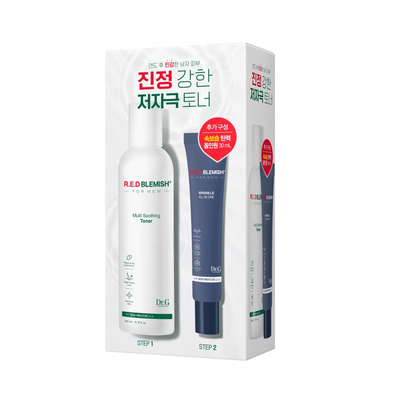 [증정 기획] 닥터지 레드 블레미쉬 포 맨 멀티 수딩 토너 200ml 보습 기획 (+탄력 올인원30ml)