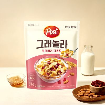 포스트 그래놀라 크랜베리아몬드 570g