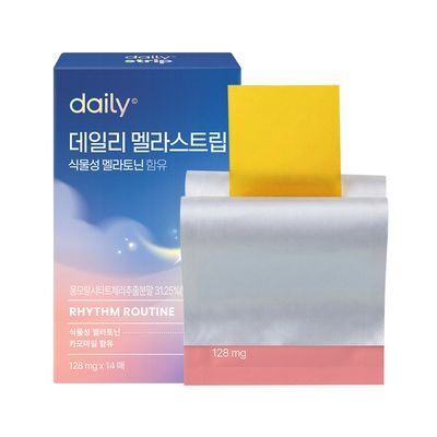 데일리 멜라스트립 식물성 멜라토닌 함유 14매 (2주분)