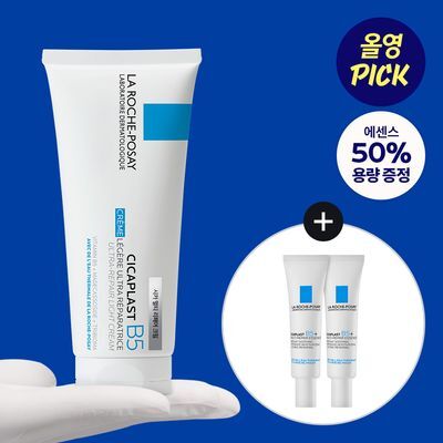 [9월 올영픽/데일리장벽케어] 라로슈포제 시카플라스트 멀티 리페어 크림 100ml 기획 (+시카에센스 7.5ml*2)