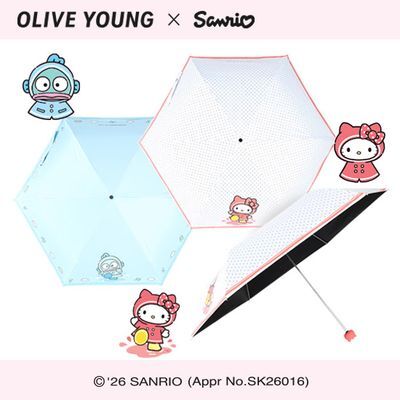 올리브영 UV 차단 경량 3단 암막 양우산 스카이블루(레이니데이한교동)(2609)