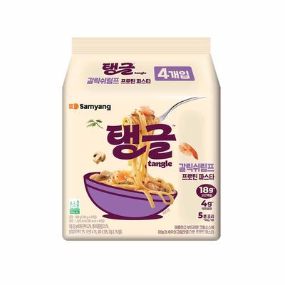 삼양식품 탱글 갈릭쉬림프 프로틴 파스타 400g