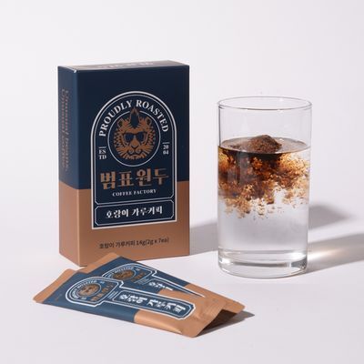 범표원두 호랑이 가루커피 3종 중 선택 (디카페인, 인도, 조선)