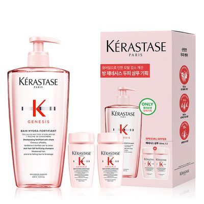 [얇은모발용] 케라스타즈 방 제네시스 샴푸 500ml 기획(+방제네시스 30ml*2)