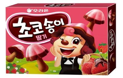 오리온 초코송이 딸기 4P