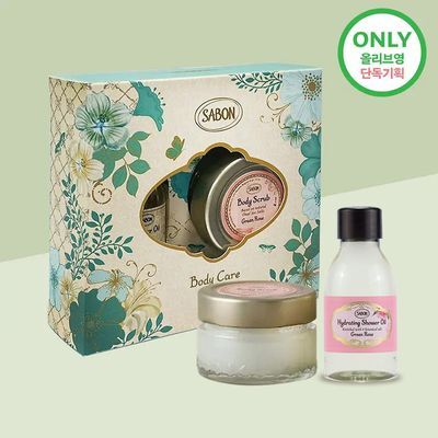 [OY단독] 사봉 바디리츄얼 기프트세트 (바디스크럽 60g+샤워오일50ml)