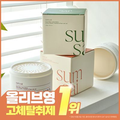 숨사이 실내 고체 탈취제 [300g/250g] (편백&얼그레이/편백)