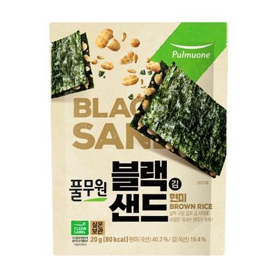 풀무원식품 블랙김샌드 현미 20g