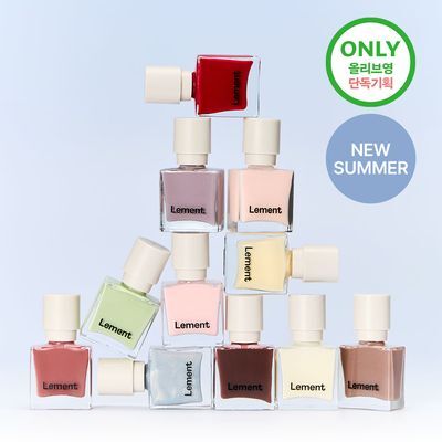 르멘트 컬러 네일 9.5ml 68 그레이지 (온)
