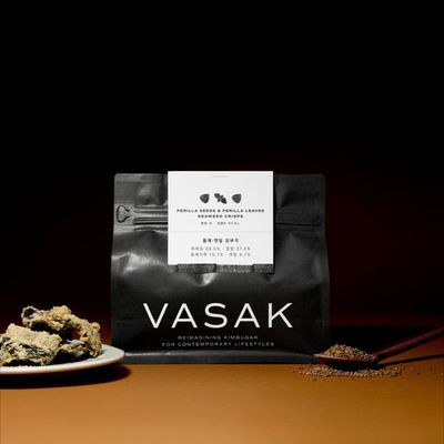 VASAK 바삭 김부각 지퍼백 들깨깻잎 김부각 50g